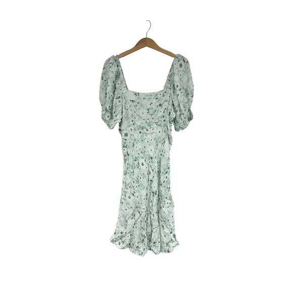 Anthropologie Forever That Girl Sweetheart Mini Dress Size Large Tie Front - Picture 4 of 8